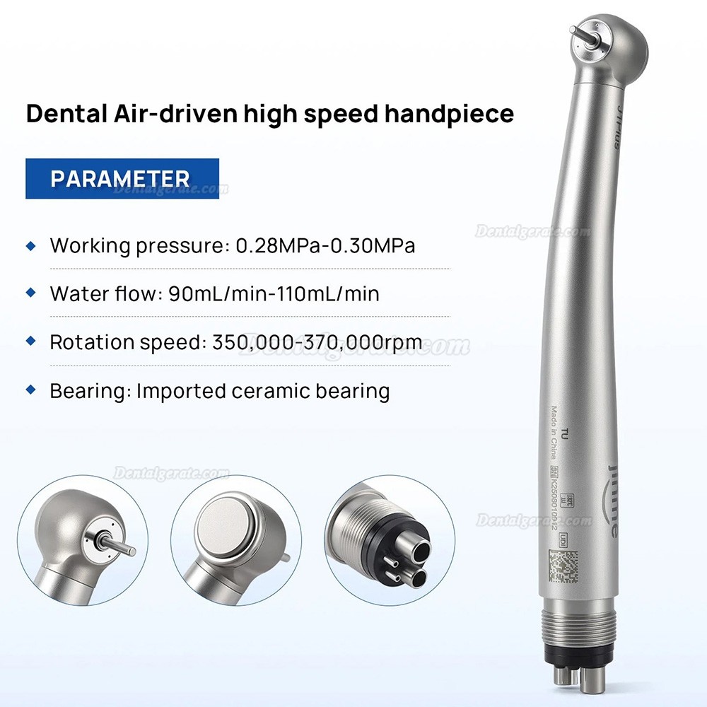 Jinme J1Plus Dental Turbinen Handst&uuml;ck Gro&szlig;kopf 4 Loch